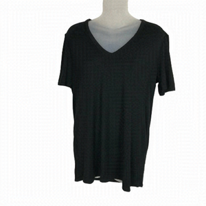 T Alexander Wang Black V-neck One Pocket T-shirt Size  L